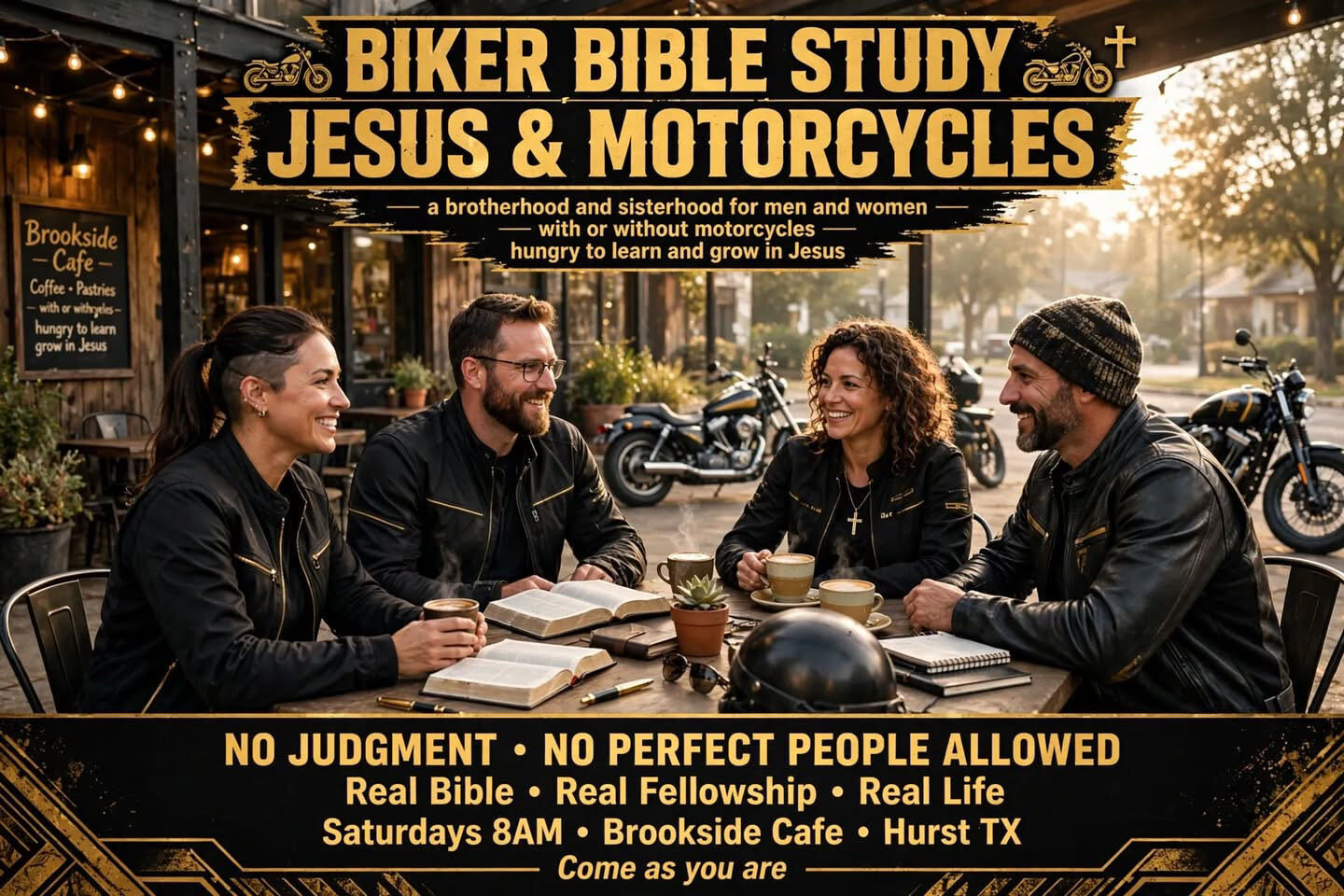 Adult (Single & Married) | Ages 18+ | Biker Bible Study - Jesus & Motorcycles | James Bittinger